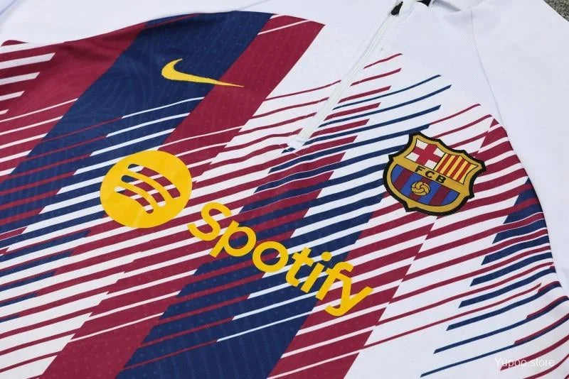 Survêtement FC Barcelone Barcelona blanc 2023/24