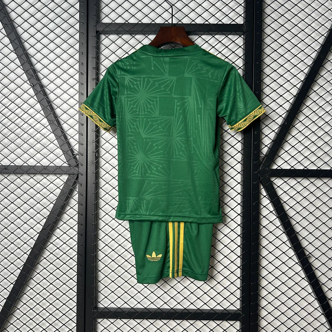 Kit ensemble football Mexique/Mexico vert adulte/enfant 2025/26