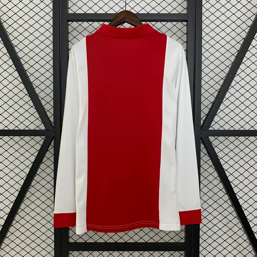 Maillot football Ajax Amsterdam Vintage Rétro 125 ans manches longues