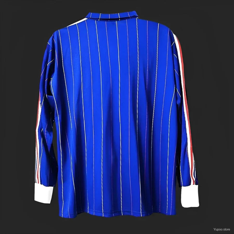 Maillot football France domicile manches longues 1982