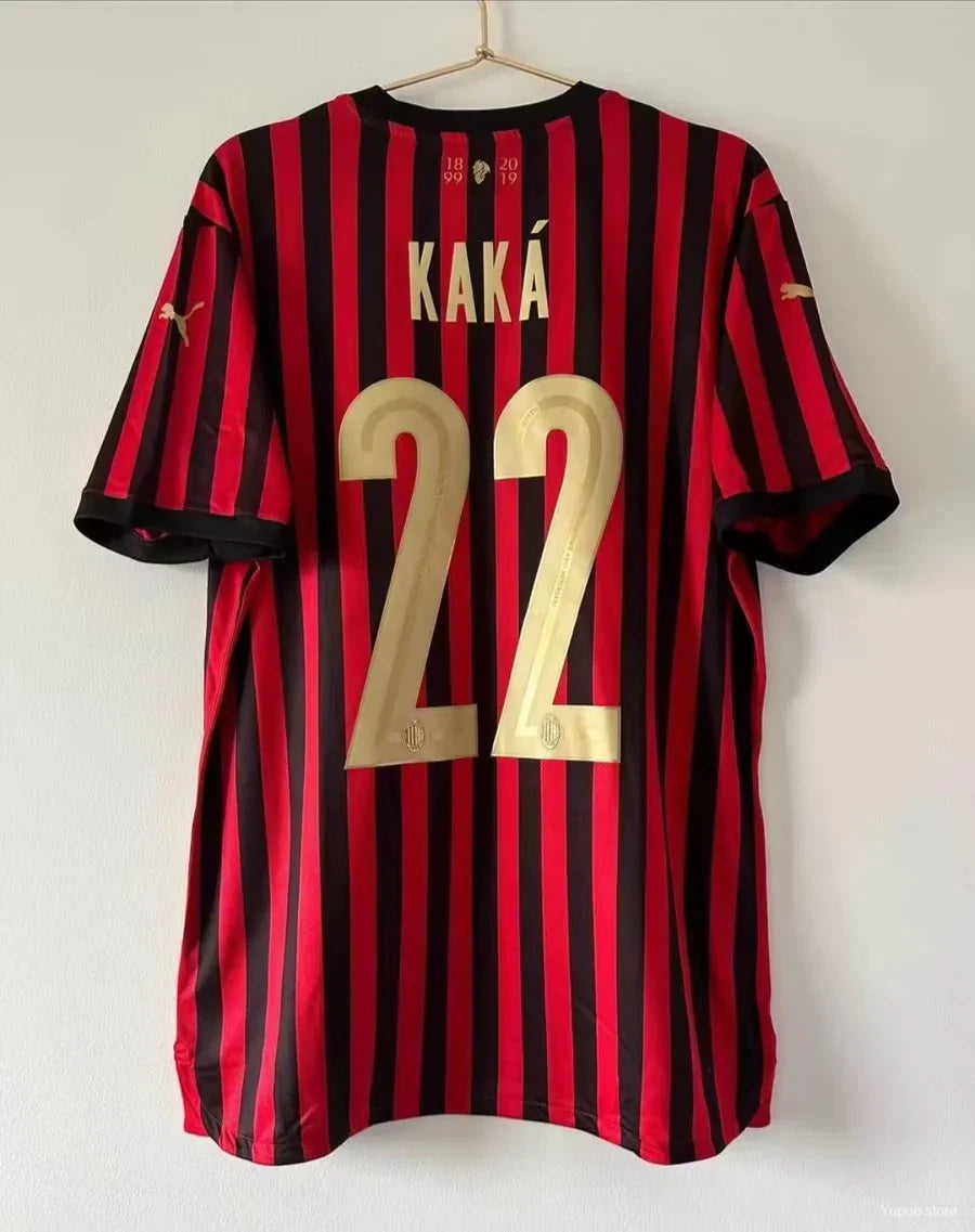 Maillot football Milan AC domicile 2019/20 120e anniversaire KAKÁ #8