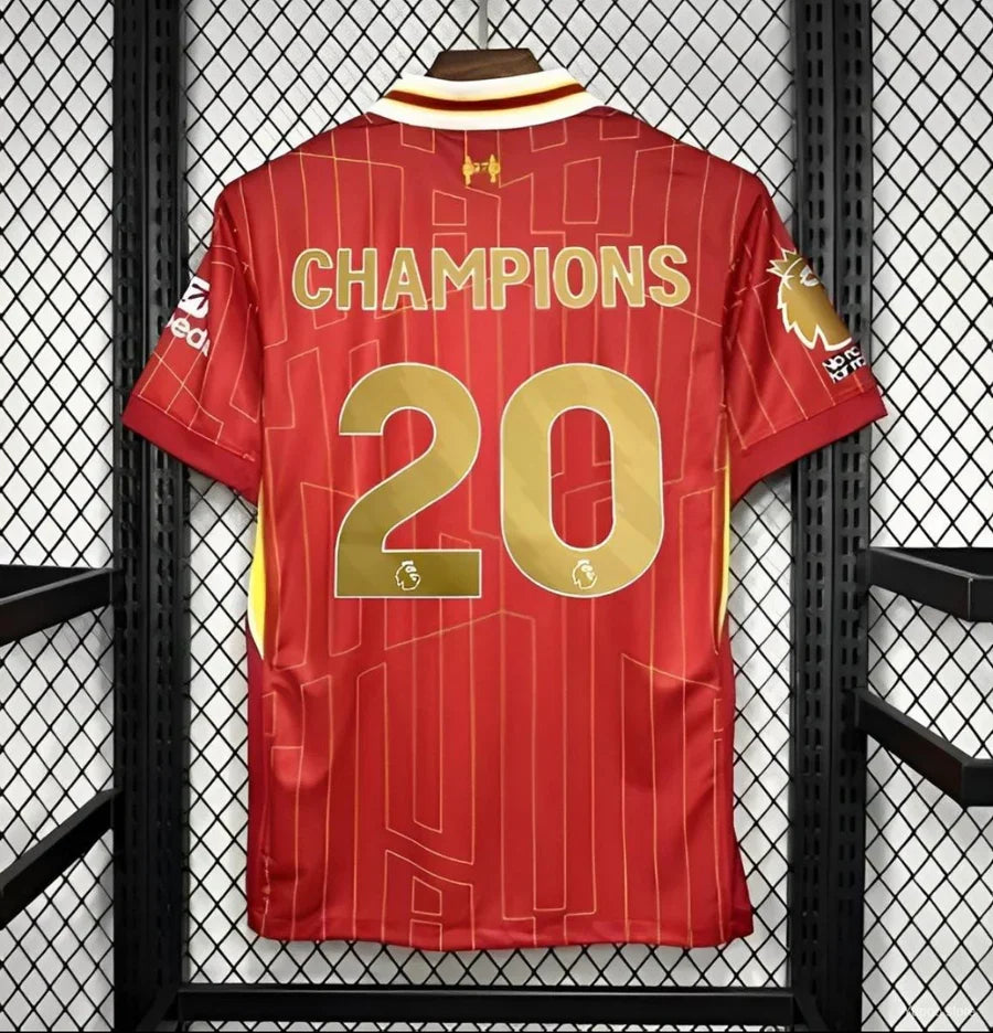 Maillot football Liverpool domicile 2024/25 CHAMPIONS #20