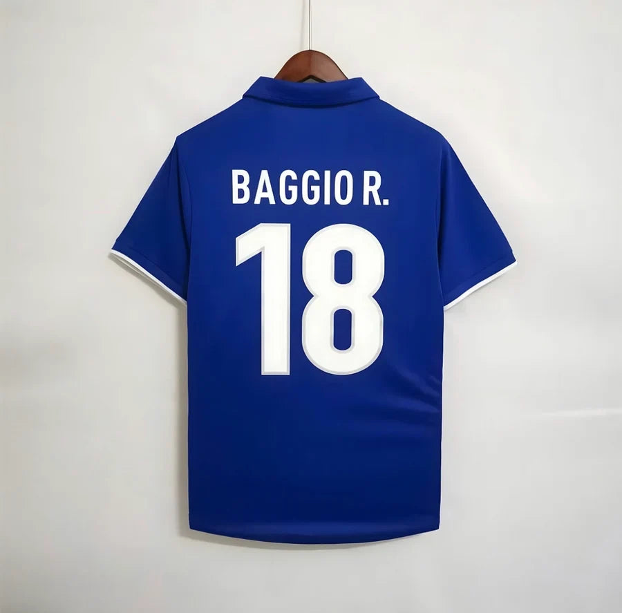 Maillot football Italie/Italia domicile 1998 R. BAGGIO #18