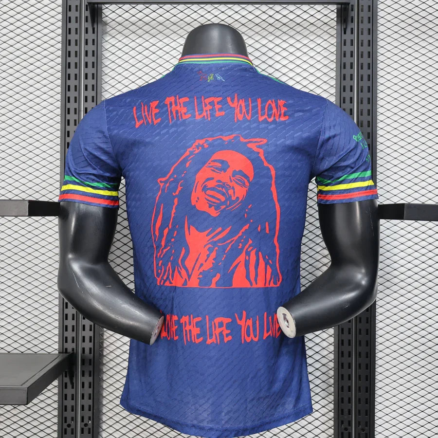 Maillot football Ajax Amsterdam Player Version Bob Marley 2025/26