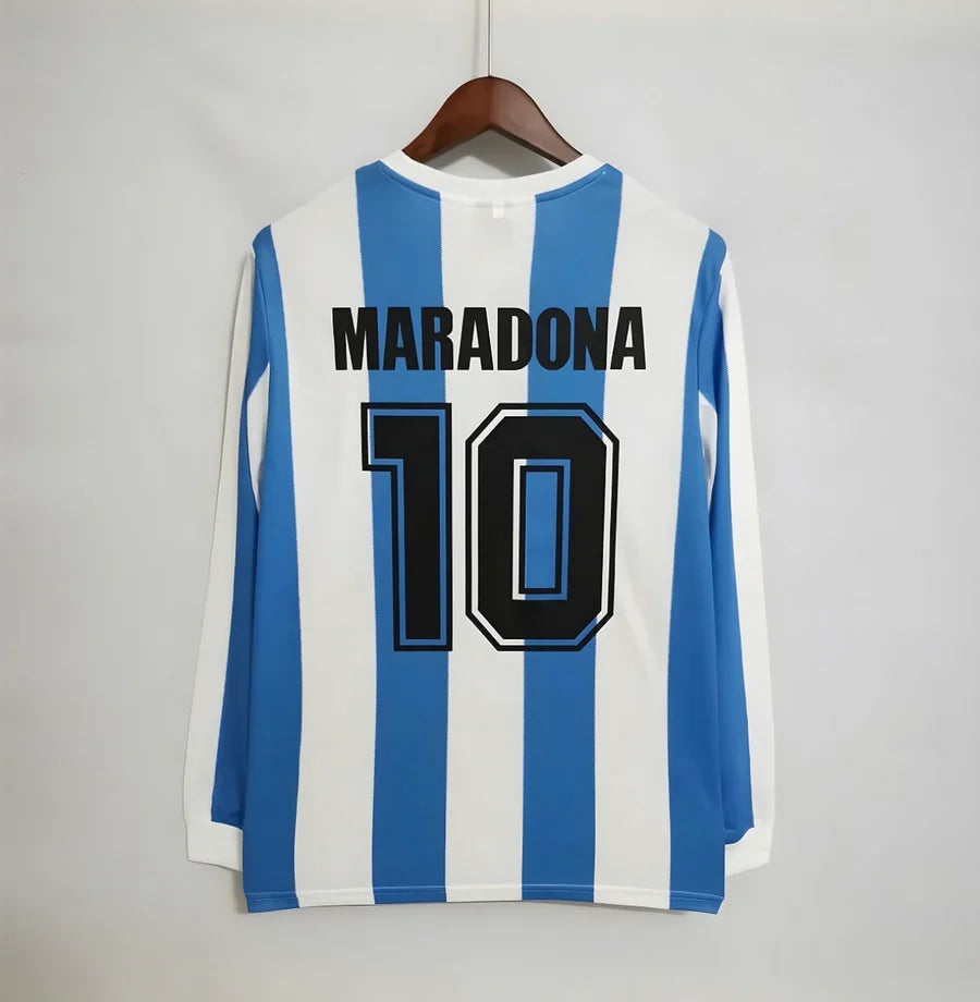 Maillot Argentine/Argentina MARADONA domicile LS 1986