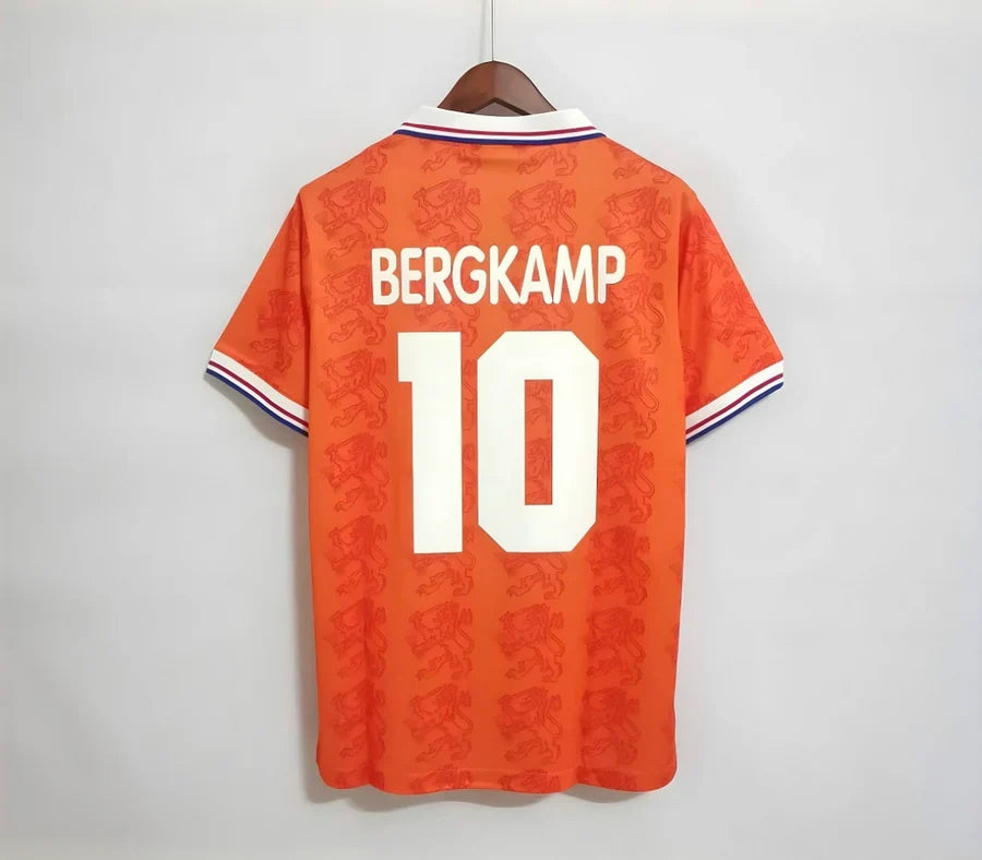Maillot Pays-Bas Netherlands domicile BERGKAMP 1995
