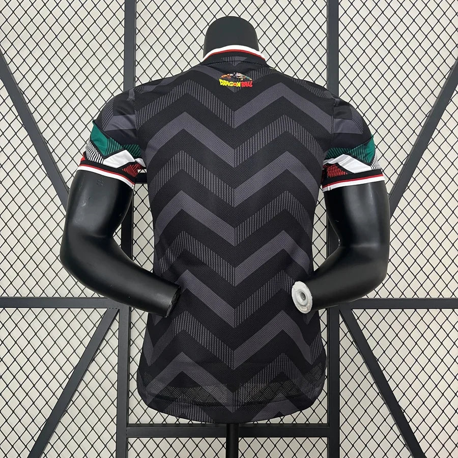 Maillot football Mexique Mexico Dragon Ball Z DBZ Noir Black * Player Version * 2024/25