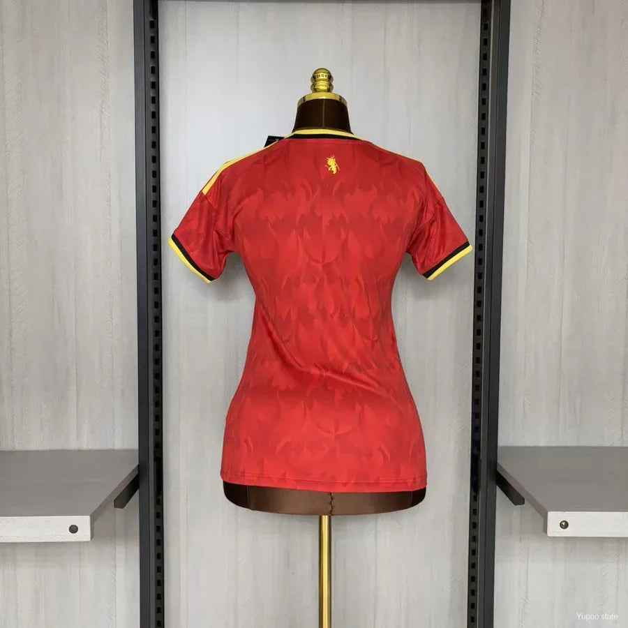 Maillot football Belgique domicile femme Coupe du monde 2026