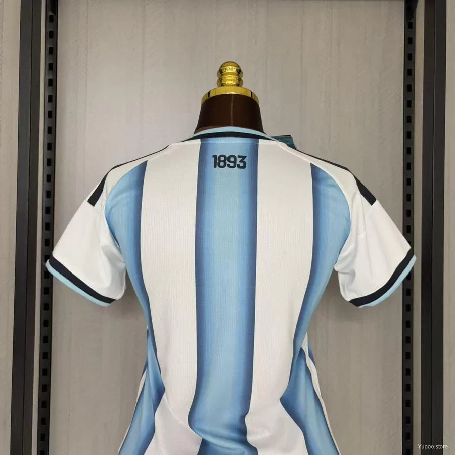 Maillot football Argentine domicile femme Coupe du monde 2026