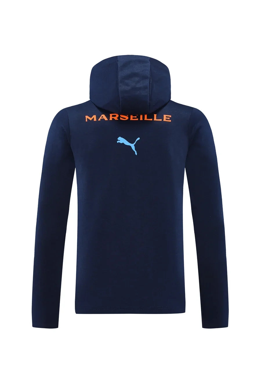 Survêtement OM ensemble football capuche jogging Marseille bleu marine 2024/25