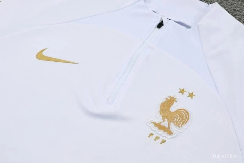 Survêtement France blanc/bleu 2022