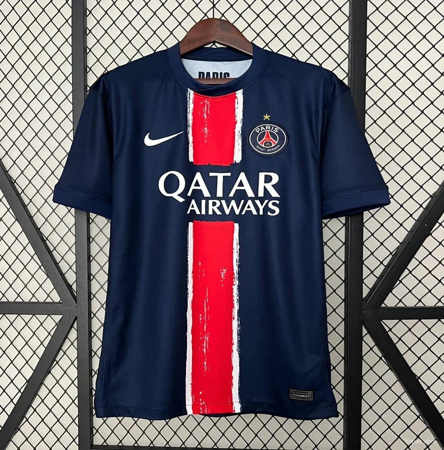 Maillot PSG Officiel avec Étoile – Édition Spéciale Ligue des Champions 2024/25