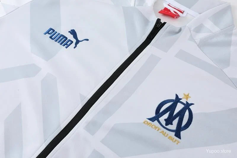 Survêtement OM Marseille blanc/bleu 2023/24