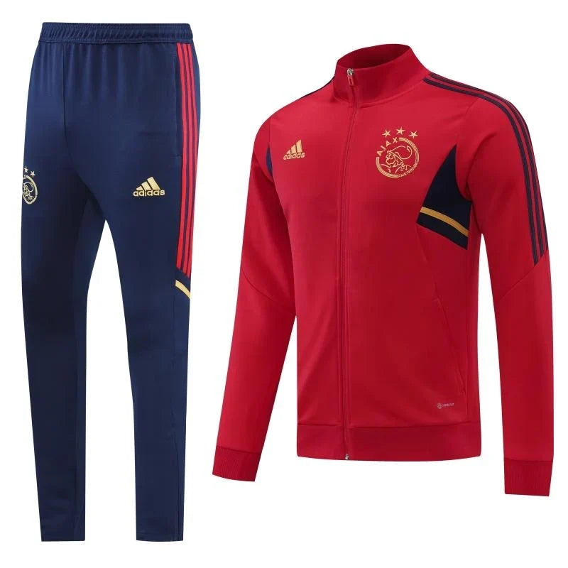 Survêtement Ajax Amsterdam rouge 2022/23