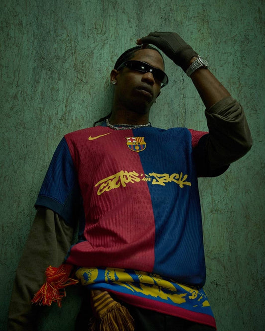 BARCELONE  MAILLOT X TRAVIS SCOTT SPÉCIAL 24/25