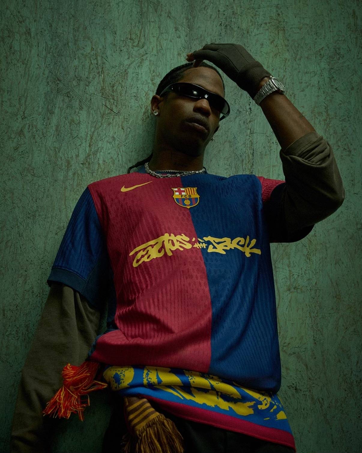 BARCELONE X TRAVIS SCOTT  MAILLOT SPÉCIAL 24/25- PLAYER VERSION