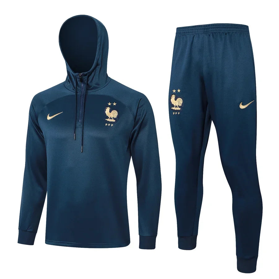 Survêtement ensemble capuche football France 2024/25