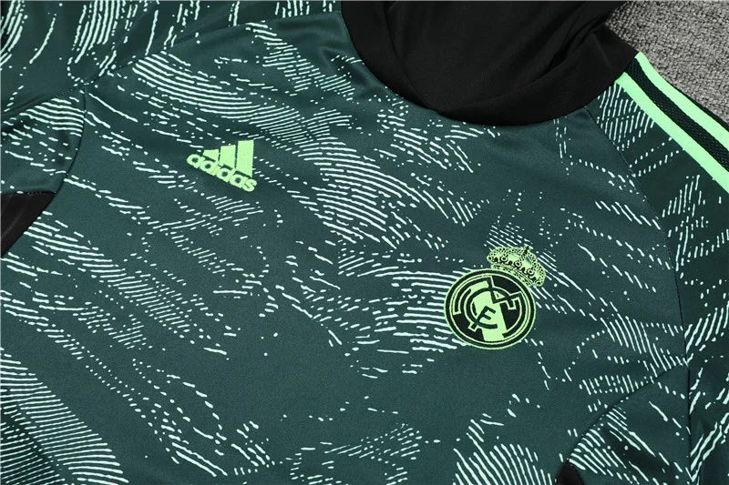 Survêtement Col Real Madrid noir/vert 2022/23