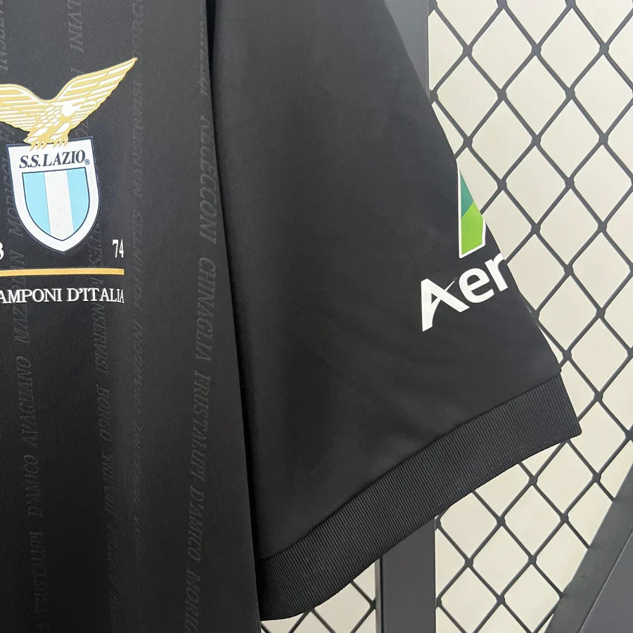 Maillot football Lazio 50e anniversaire noir black 2024/25