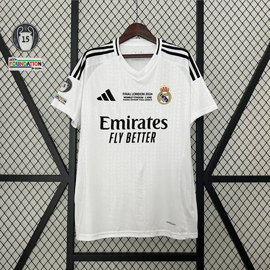 Maillot football Real Madrid domicile Final London 2024/25