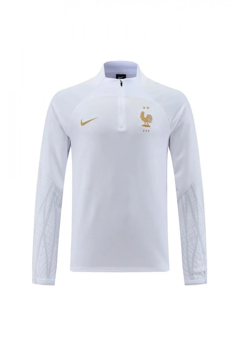 Survêtement France blanc/bleu 2022