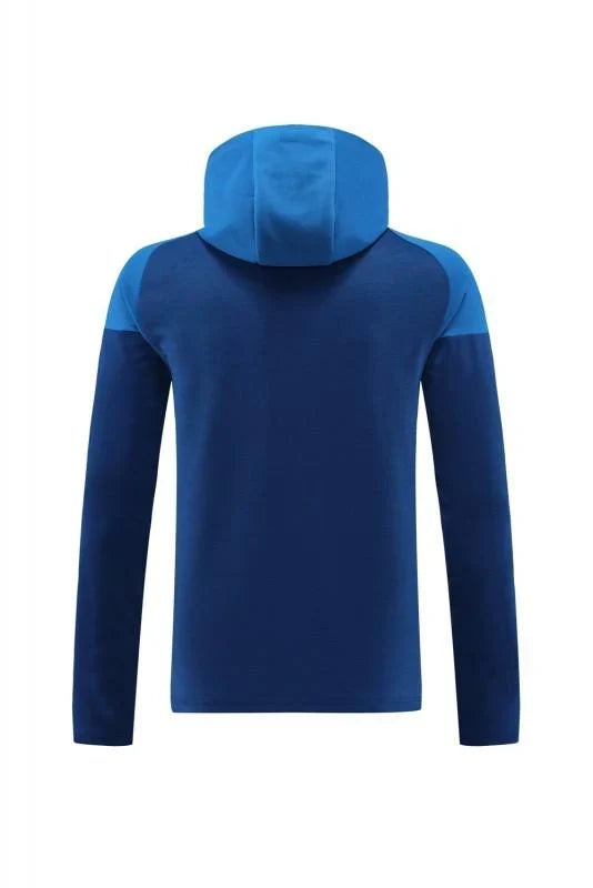 Survêtement ensemble football Capuche OM/Marseille bleu 2024/25