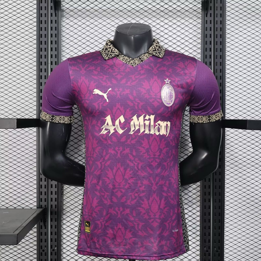 Maillot football Milan AC Vintage Retro Player Version 2025/26