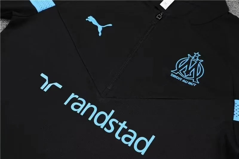 Survêtement OM Marseille noir/bleu 2022/23
