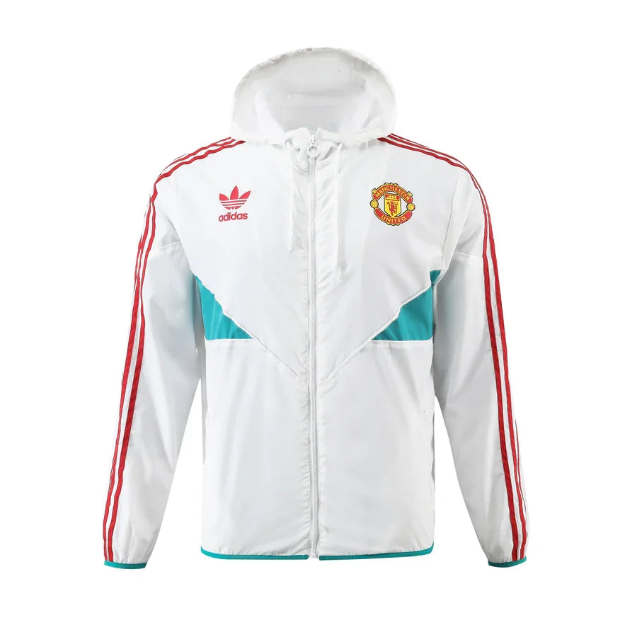 Veste Trench Coat Manchester United rouge/blanc 2024/25