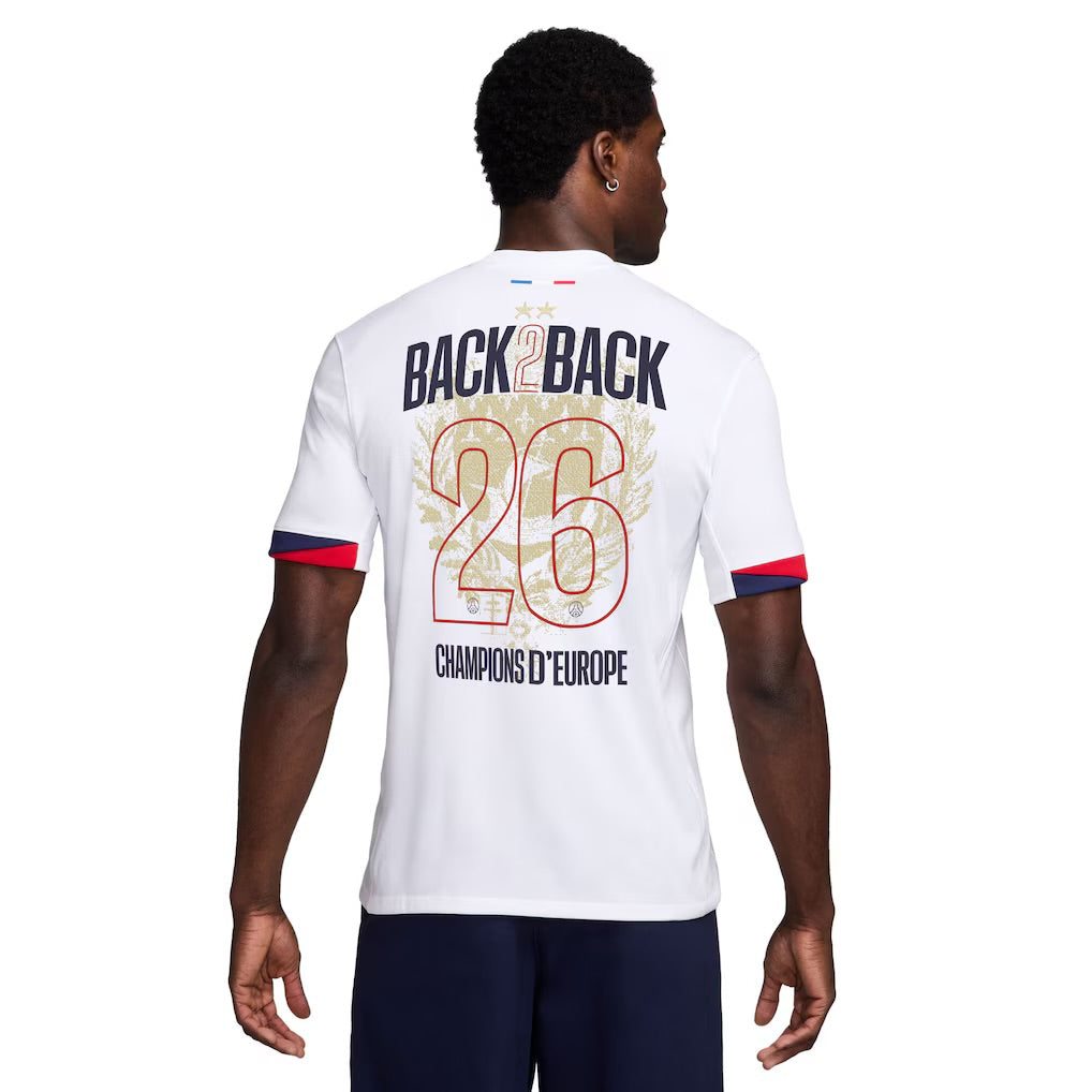 Maillot Extérieur Deux étoiles  Paris / PSG  25/26 - Flocage Champions D’Europe - 26