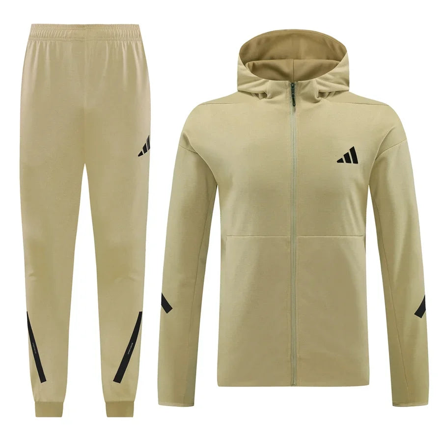 Survêtement Adidas ensemble jogging beige