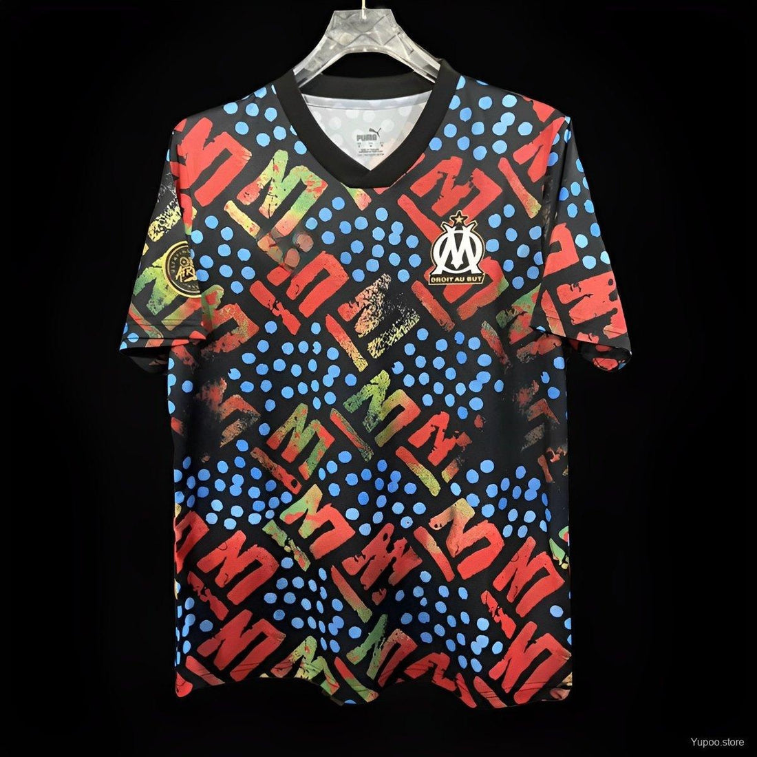 MAILLOT 24/25 OLYMPIQUE MARSEILLE AFRICA NOIR