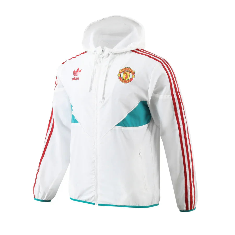 Veste Trench Coat Manchester United rouge/blanc 2024/25