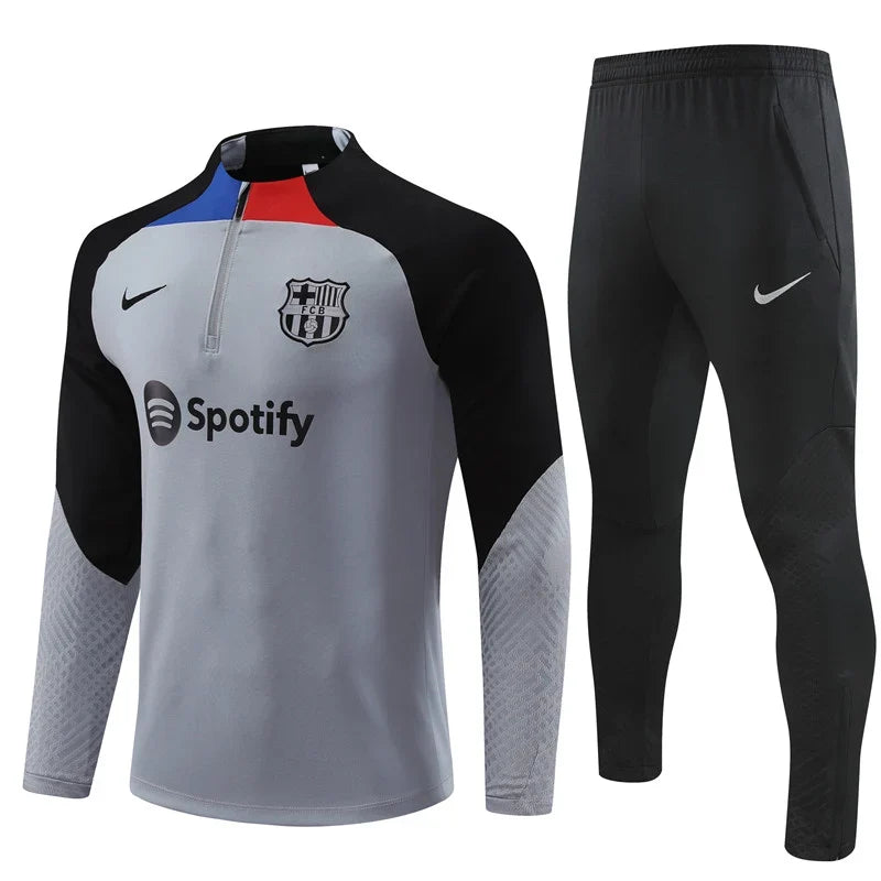 Survêtement FC Barcelone Barcelona gris/noir 2022/23