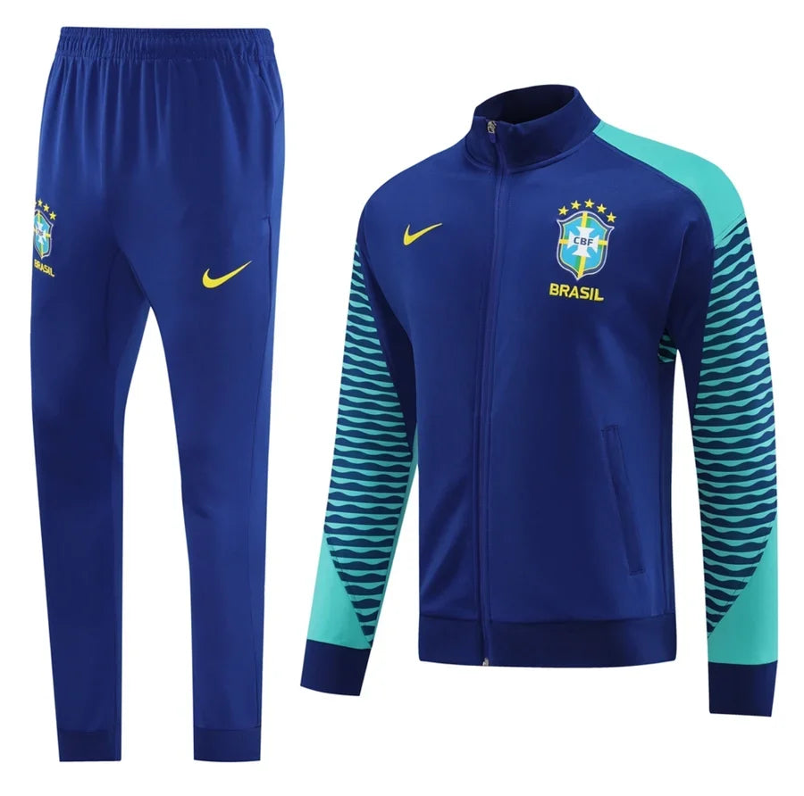 Survêtement Brésil Brazil vert/bleu 2023/24