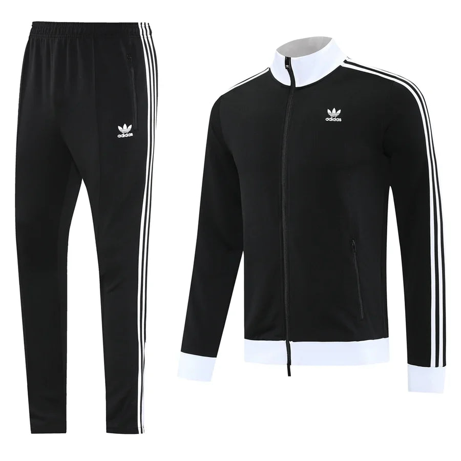 Survêtement jogging Adidas Originals ensemble noir & blanc