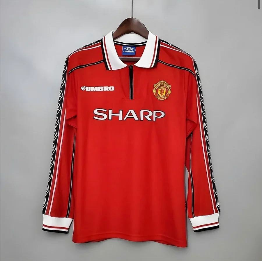 Maillot Manchester United domicile SL 1999/98 BECKHAM #7