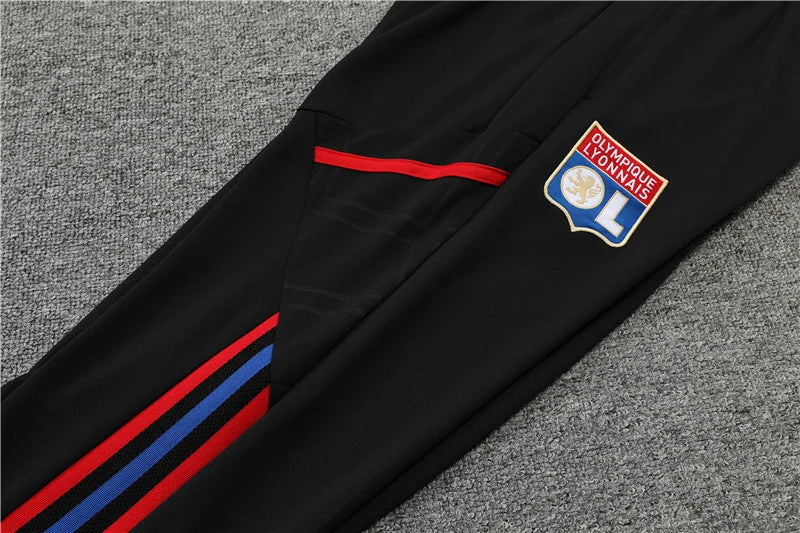 Survêtement OL Lyon noir/rouge 2022/23