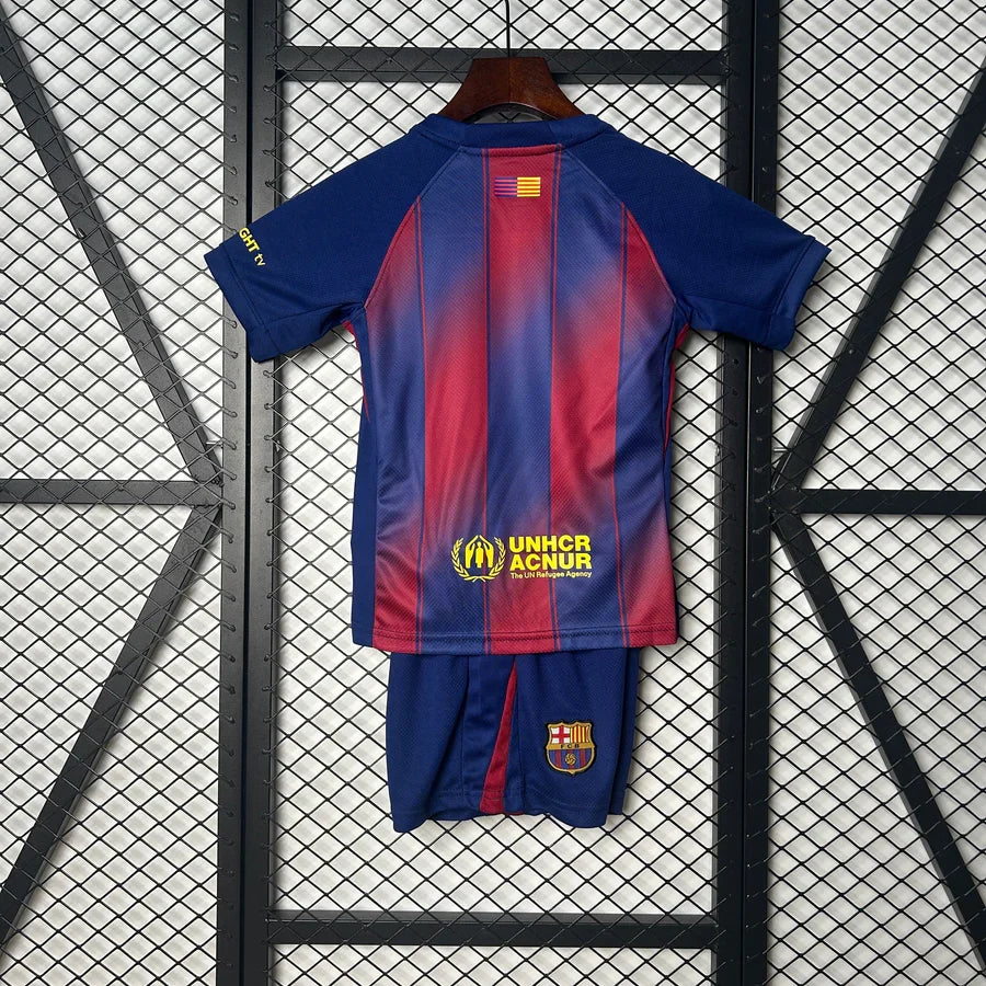 Kit ensemble football FC Barcelone/Barcelona domicile 2025/26 -Enfant