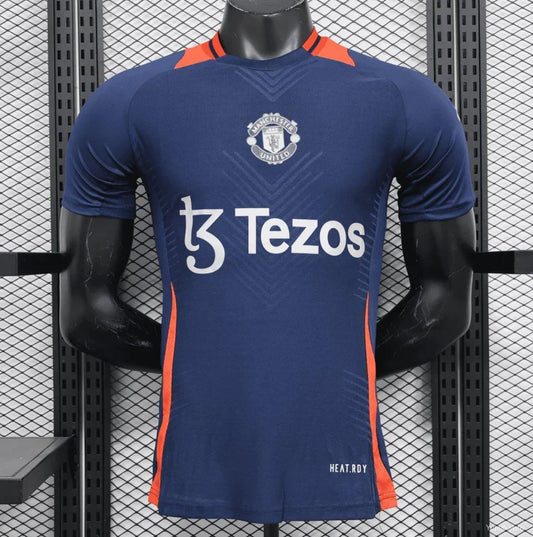 Maillot football Manchester United pré-match entraînement Player Version 2024/25