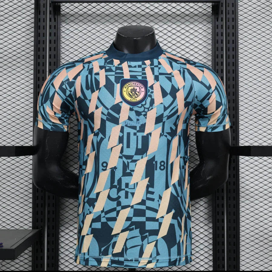 Maillot football Manchester City rétro vintage Player Version 2024/25