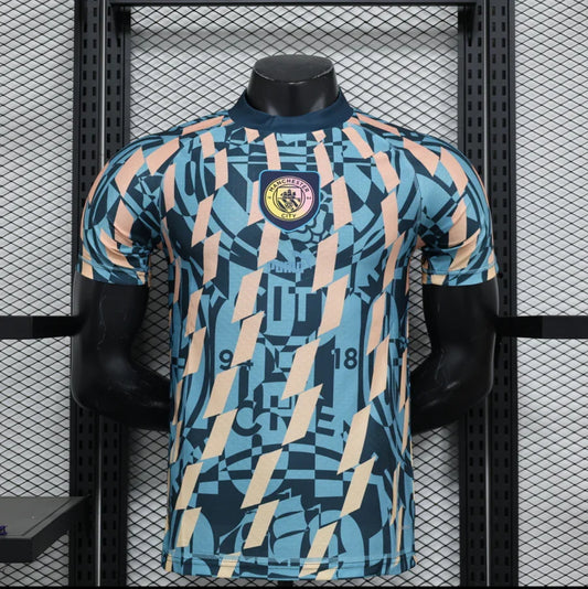 Maillot football Manchester City rétro vintage Player Version 2024/25