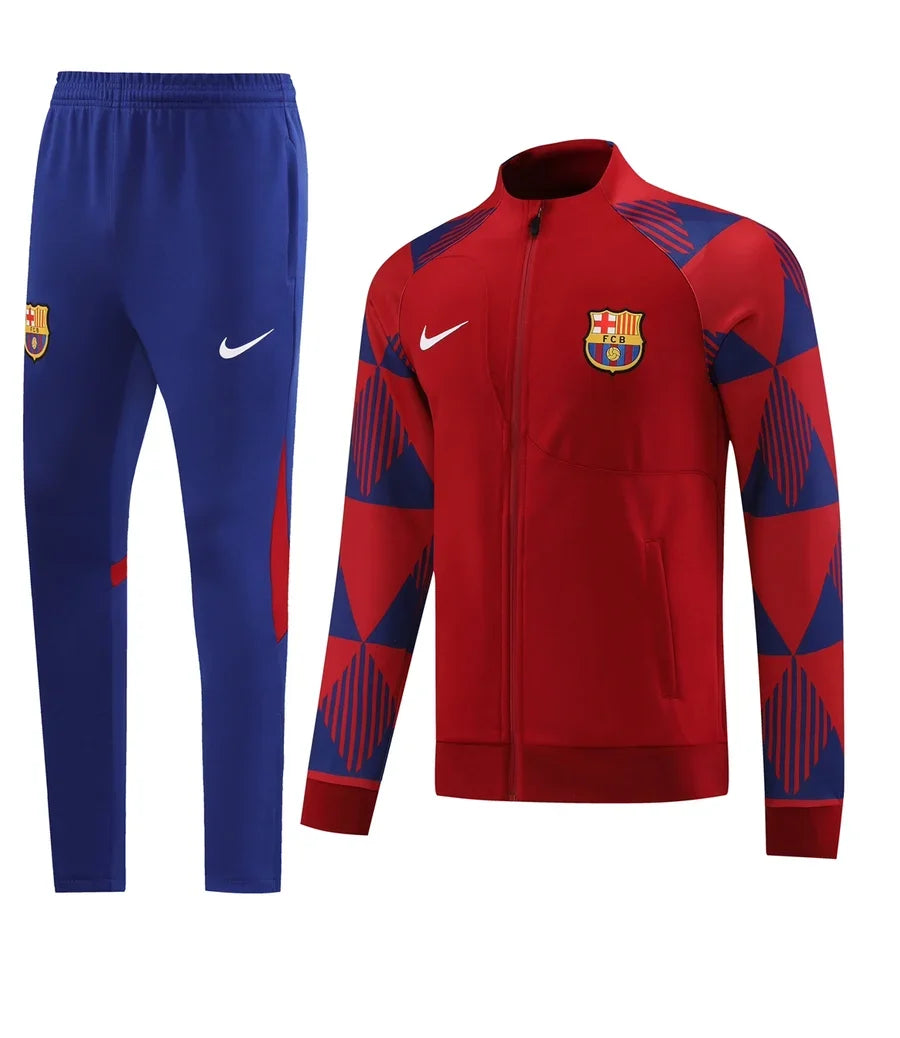 Survêtement FC Barcelone Barcelona rouge/noir 2022/23