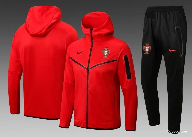 Survêtement Capuche Portugal rouge/vert 2022/23