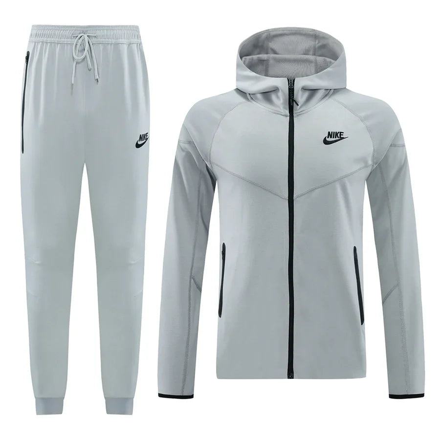 Survêtement jogging Nike ensemble capuche gris