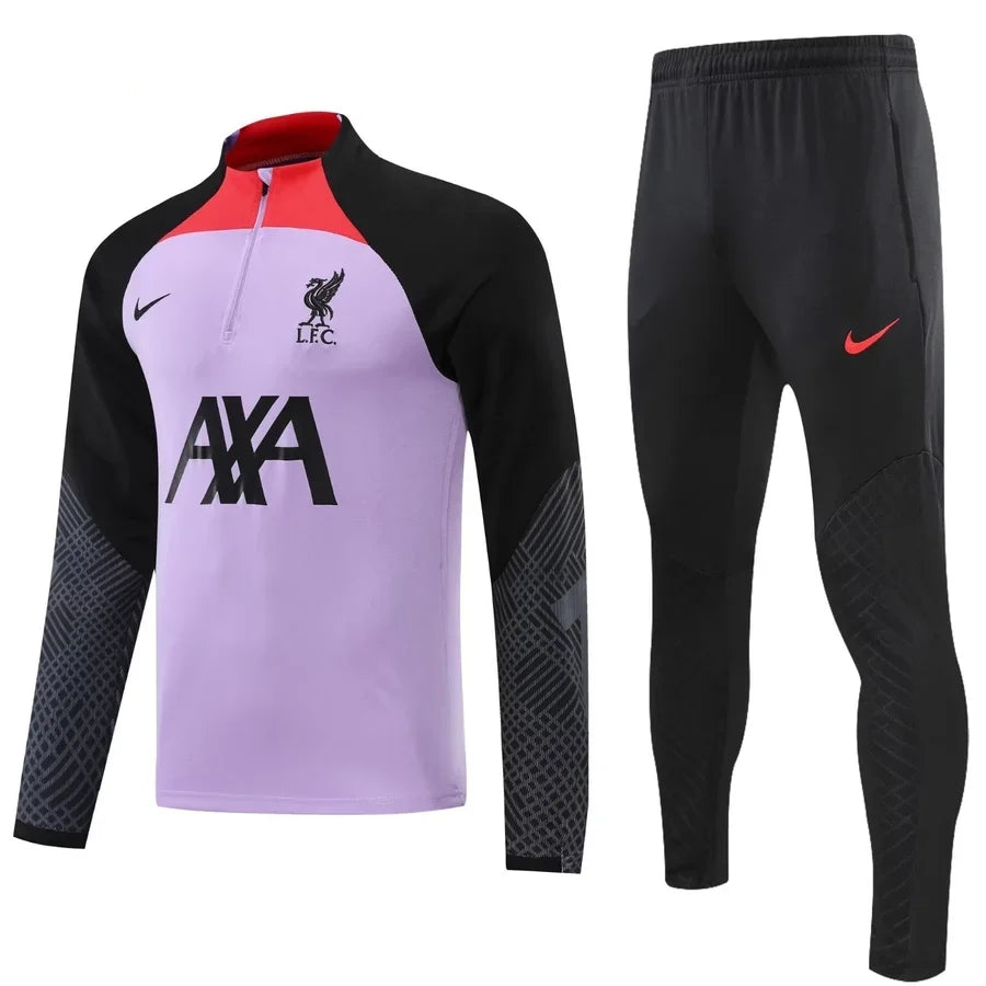 Survêtement Liverpool mauve/noir 2022/23