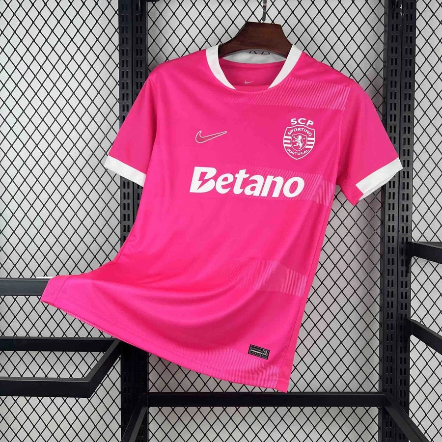 Maillot football Sporting Lisbon Lisbonne Rose 2026/27