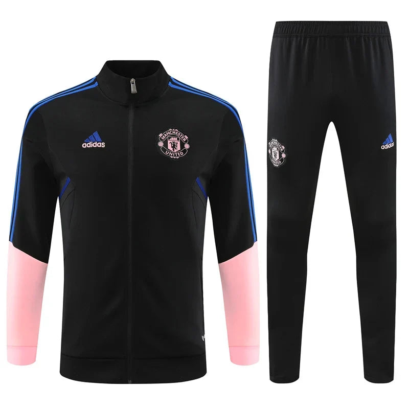 Survêtement Manchester United Noir/rose 2023/24
