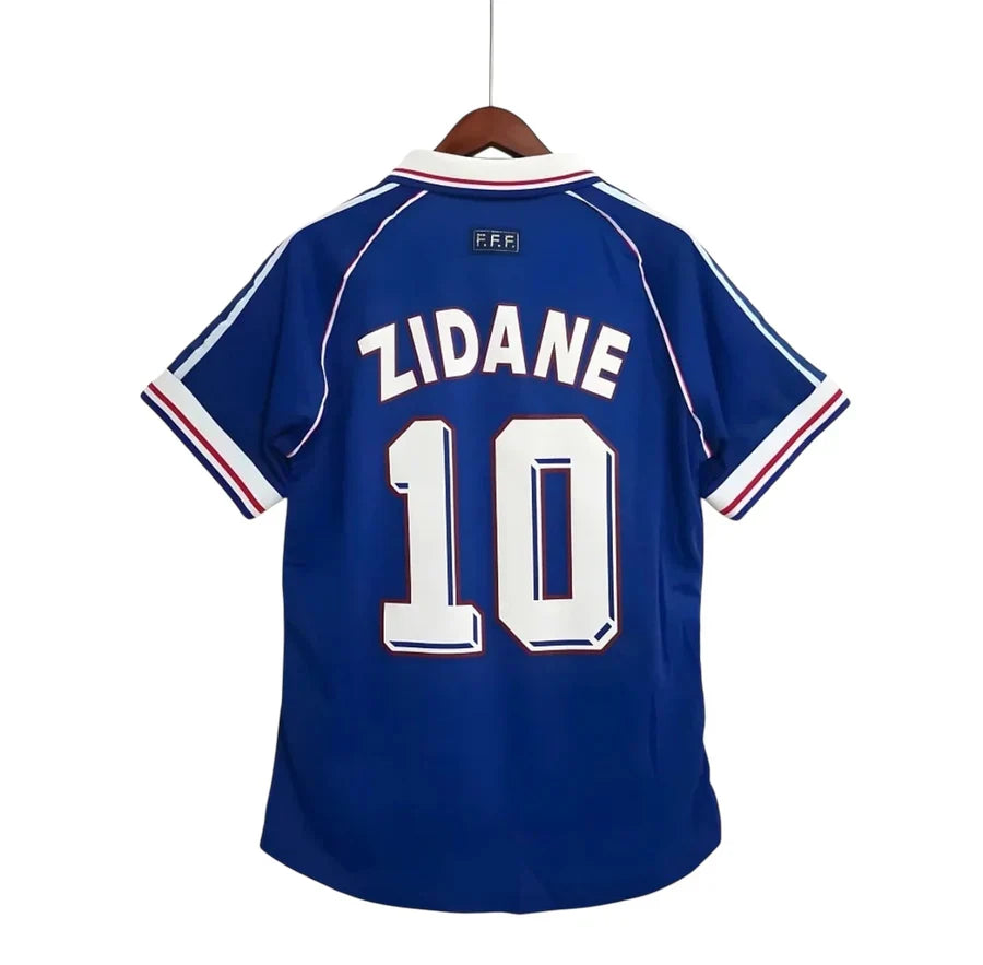 Maillot football France domicile 1998 ZIDANE #10