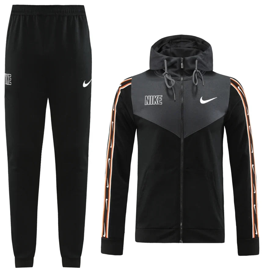 Survêtement jogging Nike Repeat logo gris